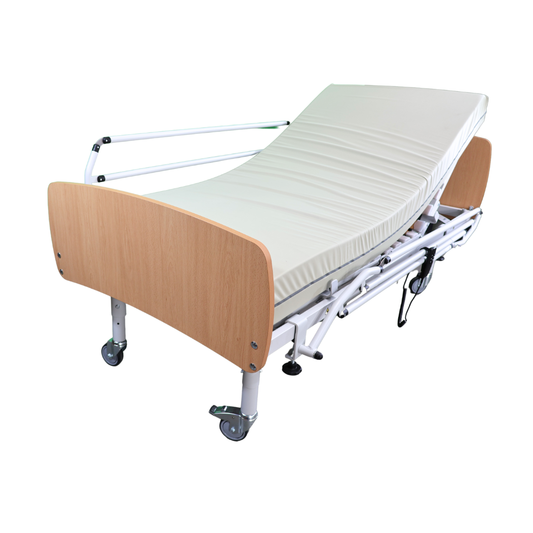 Cama Elétrica com Grades Rebatidas Faia